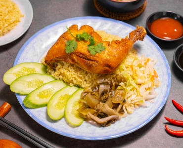 Cơm Gà Xối Mỡ An An